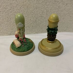 Set of 2 Brown Bag Cookie Art.  Cookie Stamp.  5” tall